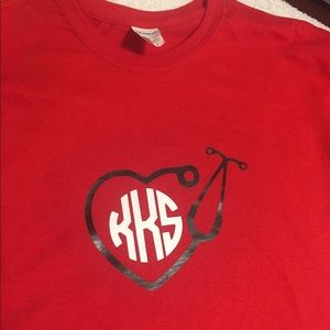 Monogram Nurses tee